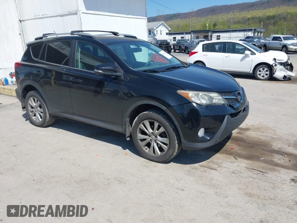 2014 Toyota RAV4 Limited with VIN 2T3DFREV4EW171961, listed as a IAAI auction lot 42091626 with 205,557 mi miles. Bid and sale history available at carsss.com. Image 1.