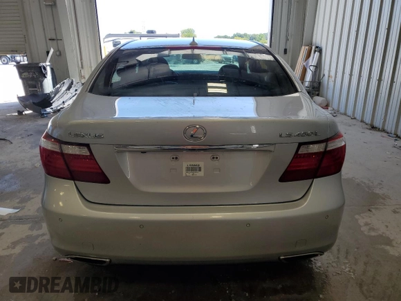 2009 Lexus LS 460 L with VIN JTHGL46FX95033756, listed as a Copart auction lot 68639234 with 109,132 mi miles and Salvage title. Bid and sale history available at DreamBid. Image 6.