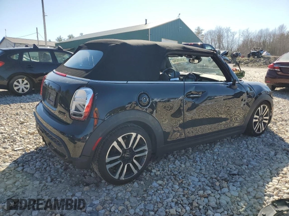 2022 MINI Convertible Cooper S z VIN WMW43DL09N3N62946, wystawiony jako Copart lot #52039284 z przebiegiem 20 736 mil mil oraz Szkoda całkowita • Salvage title. Historia ofert i sprzedaży dostępna na DreamBid. Obrazek 3.