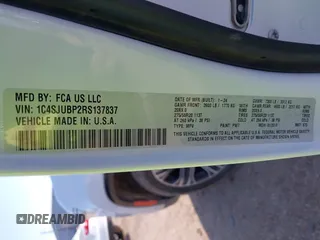 2024 Jeep Wagoneer Series II with VIN 1C4SJUBP2RS137837, listed as a IAAI auction lot 42495526 with 40,019 mi miles and . Bid and sale history available at DreamBid. Image 9.