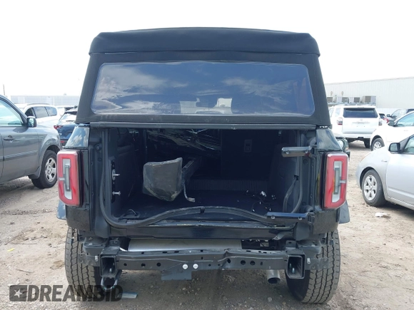2024 Ford Bronco Outer Banks with VIN 1FMEE8BP5RLA45717, listed as a IAAI auction lot 42281416 with 7,378 mi miles and . Bid and sale history available at DreamBid. Image 6.