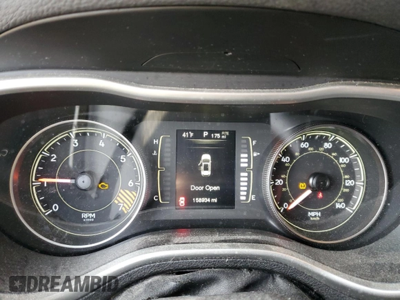 2014 Jeep Cherokee Sport with VIN 1C4PJLAB1EW123520, listed as a Copart auction lot 47265765 with 158,934 mi miles and Salvage Title. Bid and sale history available at DreamBid. Image 9.