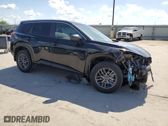 2023 Nissan Rogue S with VIN 5N1BT3AA4PC804573, listed as a Copart auction lot 54083505 with 34,119 mi miles and Salvage title. Bid and sale history available at DreamBid. Image 4.