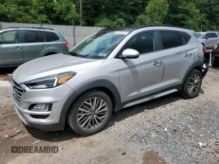 2020 Hyundai Tucson Ultimate with VIN KM8J3CAL7LU140464, listed as a Copart auction lot 64630115 with 47,554 mi miles and Salvage title. Bid and sale history available at DreamBid. Image 1.