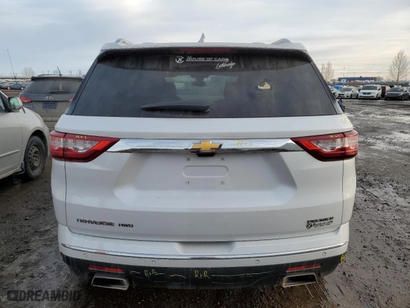 2019 Chevrolet Traverse Premier with VIN 1GNEVKKW2KJ192322, listed as a Copart auction lot 43010505 with 149,998 mi miles and Salvage Title. Bid and sale history available at carsss.com. Image 6.