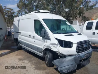 2017 Ford Transit with VIN 1FTYR2CM6HKA14519, listed as a IAAI auction lot 42055143 with 75,980 mi miles. Bid and sale history available at carsss.com. Image 1.