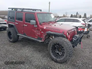 2013 Jeep Wrangler Unlimited Sport with VIN 1C4BJWDG8DL552799, listed as a IAAI auction lot 41838332 with 123,056 mi miles and . Bid and sale history available at DreamBid. Image 1.