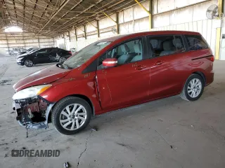 2015 Mazda 5 Sport with VIN JM1CW2BL6F0184853, listed as a Copart auction lot 53713625 with 92,721 mi miles and Salvage Title. Bid and sale history available at carsss.com. Image 1.