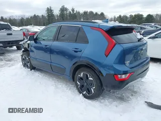2023 Kia Niro Wind with VIN KNDCR3L15P5014997, listed as a IAAI auction lot 41525672 with 12,499 mi miles and . Bid and sale history available at DreamBid. Image 3.