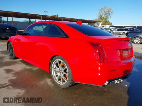 2016 Cadillac ATS-V with VIN 1G6AN1RY6G0161714, listed as a IAAI auction lot 41202161 with 84,041 mi miles. Bid and sale history available at carsss.com. Image 3.
