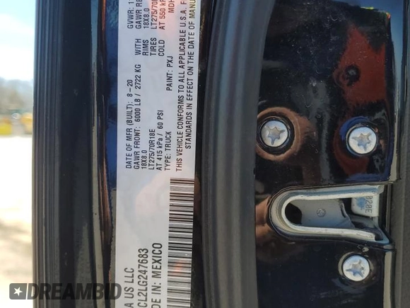 2020 Ram 3500 Tradesman with VIN 3C63R3CL2LG247683, listed as a Copart auction lot 49696365 with 88,739 mi miles and Salvage Title. Bid and sale history available at carsss.com. Image 12.