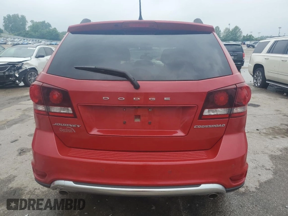 2015 Dodge Journey Crossroad with VIN 3C4PDCGG1FT670028, listed as a Copart auction lot 59700045 with 90,066 mi miles and Salvage title. Bid and sale history available at DreamBid. Image 6.