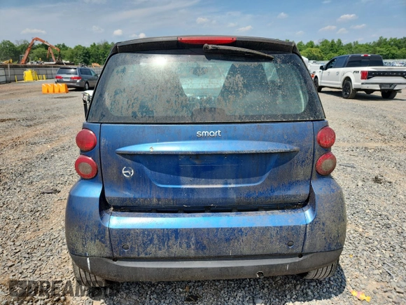 2008 Smart fortwo Pure with VIN WMEEJ31X78K132545, listed as a Copart auction lot 62884165 with Not provided miles and Clean title. Bid and sale history available at DreamBid. Image 6.