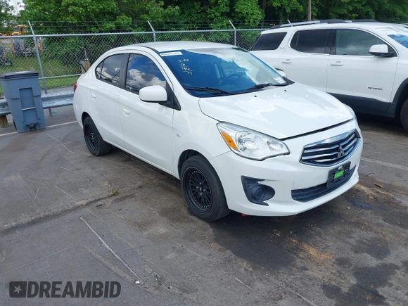 2017 Mitsubishi Mirage ES z VIN ML32F3FJ3HH000535, wystawiony jako IAAI lot #42279044 z przebiegiem 98 289 mil mil oraz . Historia ofert i sprzedaży dostępna na DreamBid. Obrazek 1.
