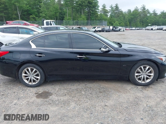 2017 Infiniti Q50 Premium with VIN JN1EV7ARXHM835950, listed as a IAAI auction lot 42456657 with 128,692 mi miles and . Bid and sale history available at DreamBid. Image 13.