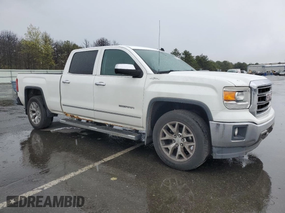 2014 GMC Sierra 1500 SLT with VIN 3GTU2VEC4EG373539, listed as a Copart auction lot 53978665 with 157,081 mi miles and Salvage title. Bid and sale history available at DreamBid. Image 4.