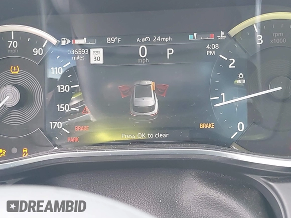 2022 Jaguar F-Pace S with VIN SADCJ2EX0NA702000, listed as a IAAI auction lot 40229566 with 36,593 mi miles and . Bid and sale history available at DreamBid. Image 7.