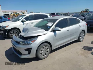 2022 Kia Rio S with VIN 3KPA24AD7NE437841, listed as a IAAI auction lot 41757262 with 34,909 mi miles. Bid and sale history available at carsss.com. Image 17.