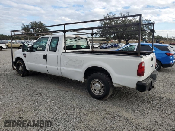 2008 Ford Super Duty F-250 SRW XL with VIN 1FTSX20R48EC09657, listed as a Copart auction lot 89409565 with 0 mi miles and Clean Title. Bid and sale history available at carsss.com. Image 2.