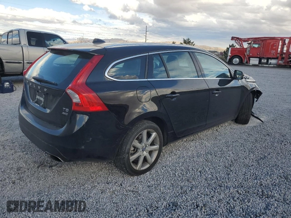 2017 Volvo V60 Premier with VIN YV140MSK5H1359478, listed as a Copart auction lot 80969364 with 0 mi miles and Salvage Title. Bid and sale history available at carsss.com. Image 3.