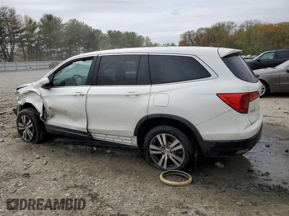 2018 Honda Pilot EX-L with VIN 5FNYF5H59JB031085, listed as a Copart auction lot 53874525 with Not provided miles and Salvage title. Bid and sale history available at DreamBid. Image 2.