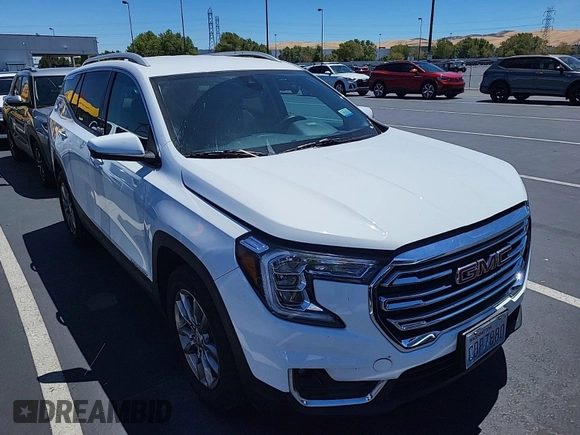 2022 GMC Terrain SLT with VIN 3GKALVEVXNL194273, listed as a IAAI auction lot 42845127 with 41,778 mi miles and . Bid and sale history available at DreamBid. Image 53.