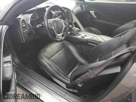 2015 Chevrolet Corvette 1LT with VIN 1G1YB3D73F5102838, listed as a Copart auction lot 50013215 with 44,037 mi miles and Salvage Title. Bid and sale history available at carsss.com. Image 8.