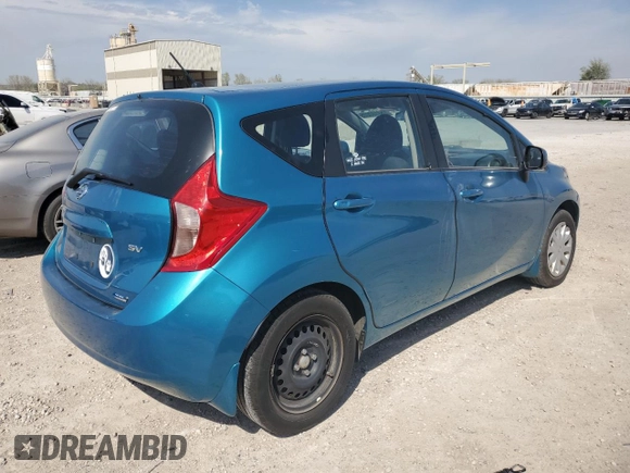 2014 Nissan Note SV with VIN 3N1CE2CP9EL373201, listed as a Copart auction lot 53180025 with 57,945 mi miles and Salvage Title. Bid and sale history available at DreamBid. Image 3.