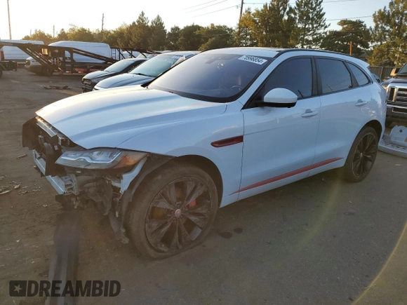 2019 Jaguar F-Pace S with VIN SADCM2FV2KA357519, listed as a Copart auction lot 70996854 with 92,234 mi miles and Salvage title. Bid and sale history available at DreamBid. Image 1.