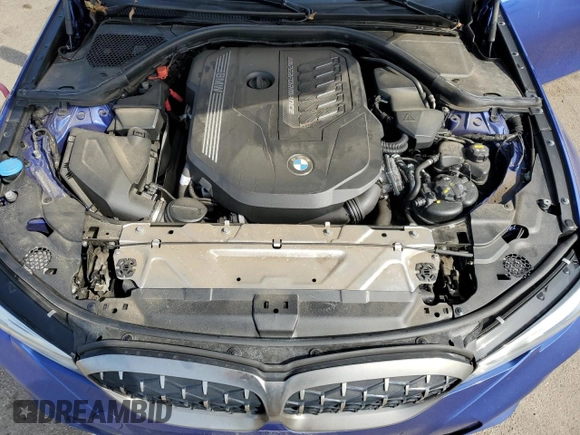 2020 BMW 3 Series M340i xDrive with VIN WBA5U9C00LFH68766, listed as a Copart auction lot 49077125 with 56,730 mi miles and Salvage Title. Bid and sale history available at DreamBid. Image 11.