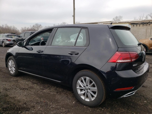 2019 Volkswagen Golf S with VIN 3VWW57AU7KM022452, listed as a Copart auction lot 53365155 with 19,972 mi miles and Salvage Title. Bid and sale history available at carsss.com. Image 2.