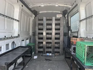 2018 Ford Transit with VIN 1FTYE1CM4JKB42365, listed as a IAAI auction lot 42619751 with 73,806 mi miles and . Bid and sale history available at DreamBid. Image 6.