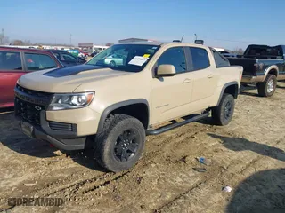 2021 Chevrolet Colorado 4WD ZR2 with VIN 1GCGTEEN9M1140085, listed as a IAAI auction lot 41476667 with 39,087 mi miles. Bid and sale history available at carsss.com. Image 17.
