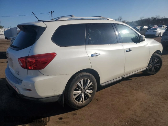 2017 Nissan Pathfinder SL with VIN 5N1DR2MM4HC693726, listed as a Copart auction lot 49579505 with 102,330 mi miles and Salvage Title. Bid and sale history available at carsss.com. Image 3.