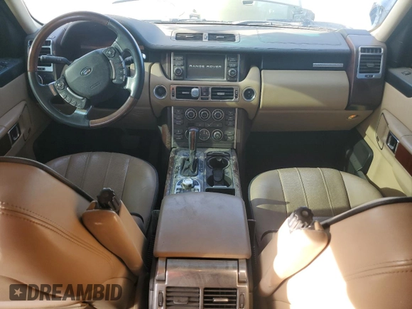 2012 Land Rover Range Rover HSE Lux with VIN SALMF1D47CA364054, listed as a Copart auction lot 45747825 with 134,555 mi miles and Clean title. Bid and sale history available at DreamBid. Image 8.
