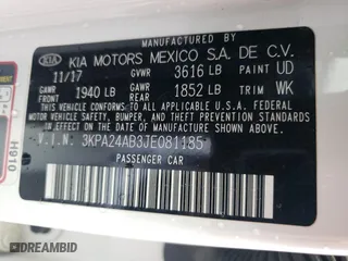 2018 Kia Rio LX with VIN 3KPA24AB3JE081185, listed as a Copart auction lot 51343215 with 75,359 mi miles and Clean Title. Bid and sale history available at carsss.com. Image 12.