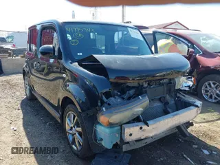 2009 Nissan Cube 1.8 SL with VIN JN8AZ28R99T115026, listed as a IAAI auction lot 41775342 with 101,112 mi miles. Bid and sale history available at carsss.com. Image 1.