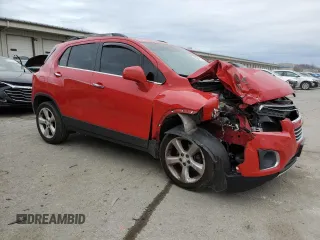 2015 Chevrolet Trax LTZ with VIN 3GNCJTSB6FL233488, listed as a Copart auction lot 83997814 with 84,620 mi miles and Salvage Title. Bid and sale history available at carsss.com. Image 4.
