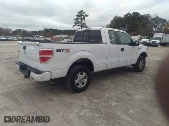 2014 Ford F-150 XL with VIN 1FTFX1EFXEKE16495, listed as a IAAI auction lot 41077199 with 206,212 mi miles. Bid and sale history available at carsss.com. Image 4.
