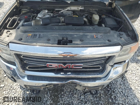 2017 GMC Sierra 2500HD SLT with VIN 1GT12TEY4HF138132, listed as a Copart auction lot 64664344 with 265,380 mi miles and Salvage Title. Bid and sale history available at carsss.com. Image 11.