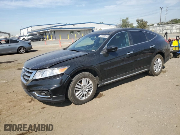 2014 Honda Crosstour EX with VIN 5J6TF3H37EL001027, listed as a Copart auction lot 74152914 with 243,265 mi miles and Salvage Title. Bid and sale history available at carsss.com. Image 1.