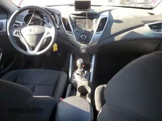 2013 Hyundai Veloster w/Black Int with VIN KMHTC6AD2DU126699, listed as a Copart auction lot 57329805 with 85,303 mi miles and Salvage title. Bid and sale history available at DreamBid. Image 8.