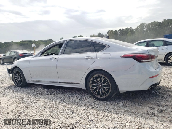 2019 Genesis G80 3.3T Sport with VIN KMTFN4JB8KU313006, listed as a Copart auction lot 69865804 with 126,992 mi miles and Salvage Title. Bid and sale history available at carsss.com. Image 2.