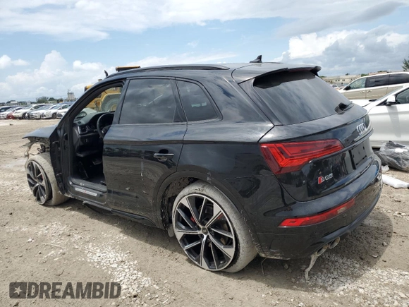 2023 Audi SQ5 Premium Plus with VIN WA1B4AFY8P2074176, listed as a Copart auction lot 67259774 with 20,385 mi miles and Salvage Title. Bid and sale history available at carsss.com. Image 2.