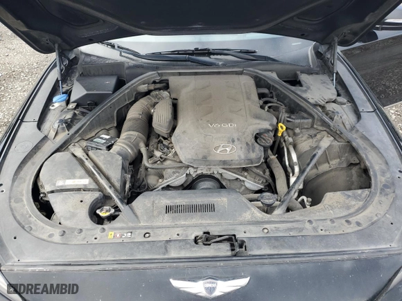 2016 Hyundai Genesis 3.8L with VIN KMHGN4JE9GU127880, listed as a Copart auction lot 47654885 with 138,902 mi miles and Clean Title. Bid and sale history available at carsss.com. Image 11.