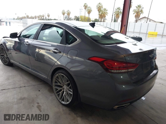 2015 Hyundai Genesis 3.8L with VIN KMHGN4JE8FU071736, listed as a IAAI auction lot 41732022 with 92,361 mi miles. Bid and sale history available at carsss.com. Image 3.