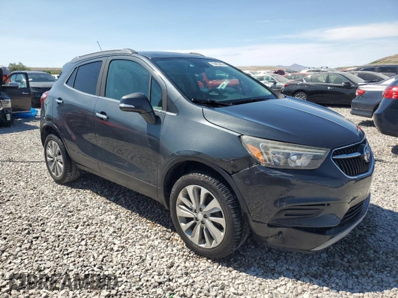 2017 Buick Encore Preferred with VIN KL4CJESB9HB075490, listed as a Copart auction lot 59425495 with 50,205 mi miles and Salvage title. Bid and sale history available at DreamBid. Image 4.