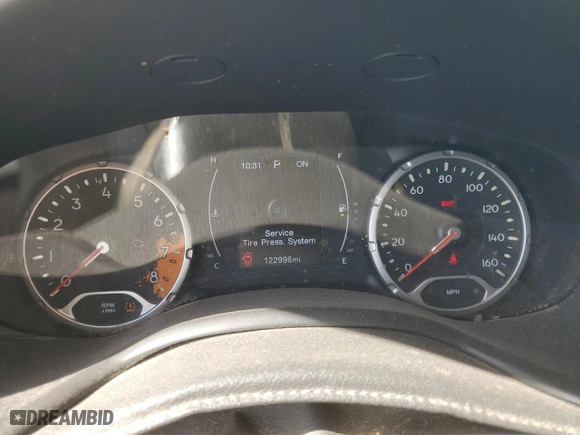 2018 Jeep Renegade Latitude with VIN ZACCJABB0JPJ22669, listed as a Copart auction lot 51154475 with 122,996 mi miles and Clean Title. Bid and sale history available at carsss.com. Image 9.