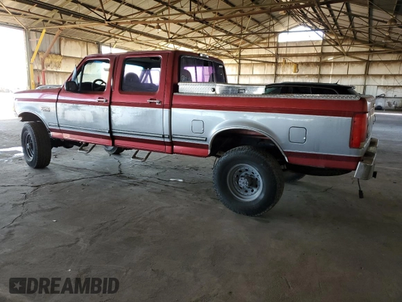 1997 Ford F-250 with VIN 1FTHW26G1VEB50789, listed as a Copart auction lot 47265135 with 207,137 mi miles and Clean title. Bid and sale history available at DreamBid. Image 2.