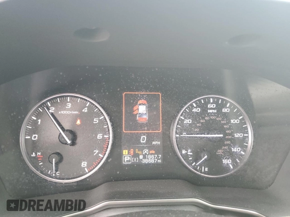 2020 Subaru Legacy Special Sports with VIN 4S3BWAG66L3006623, listed as a Copart auction lot 45619205 with 38,687 mi miles and Salvage Title. Bid and sale history available at carsss.com. Image 9.